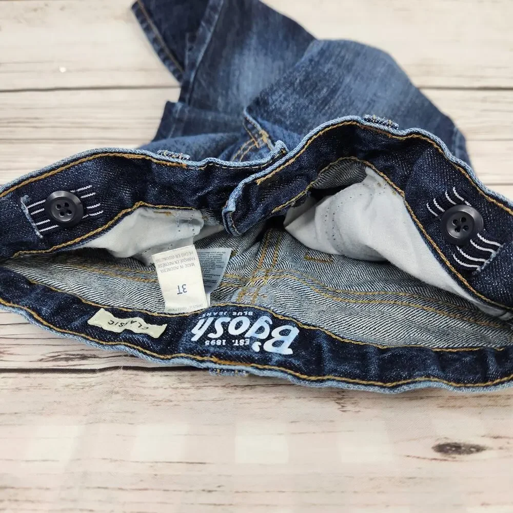 Bgosh Blue Jeans Denim Size 3t Adjustable Waist Classic Fit